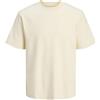 JACK & JONES Jprblachad Branding SS Crew Neck Tee SN, Cloud Cream, S