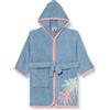Playshoes Accappatoio unisex per bambini in spugna, Palme, 110 cm-116 cm