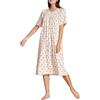 CALIDA Cotone Morbido Camicia da Notte, Rosa Fredda, Taglia Unica Donna