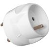 Zenitech Inotech - Adattatore presa M 20A a F 16A, colore bianco