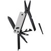 ROXON KS2E NIOR BLANC Coltello tascabile multifunzione con forbici grandi | Impugnatura in G10 e clip da tasca, 13 funzioni in un unico strumento; ideale per campeggio, trekking