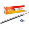 GOfire Candela di accensione per stufa a pellet, 155 mm, Ø10 mm, 300 W, 230 V, lc 500