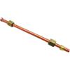 TopHomer Tubo di scarico per compressore d'aria, diametro filettatura 6 mm x 47 cm, tubi di ricambio in alluminio, accessori per compressori