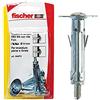 FISCHER - Tassello metallico a espansione, Confezione da 4 pz, Con gancio corto