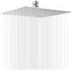 Zamery Soffione doccia a pioggia doccia bagno Amatur doccia lusso soffione doccia 12 pollici soffione doccia a pioggia cromato (30 x 30 cm)