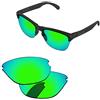 PapaViva Ricambio per lenti Oakley Frogskin Lite OO9374, Pro+ Verde Bluastro Polarizzato, Taglia unica