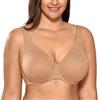 DELIMIRA Donna Reggiseno Taglie Forti Minimizer | Senza Cuciture, con Ferretto, Senza Imbottitura