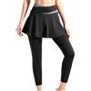 MaNMaNing Leggins Donna a Vita Alta Stile 2 in 1 Gonna Corta Contrasto Colori Push Up Effetto Sedere Alto Materiale Elastico e Morbido Effetto Nudo Ideale per Tennis Yoga Fitness e Sport Snellente Modellante