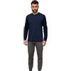 de fonseca Pigiama Uomo in Caldo Cotone, Art. FR246 Blu XL
