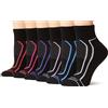 Fruit of the Loom Coolzone Cotton Ankle Socks (6 Pack) Calzini da donna Donna (Pacco da 6)