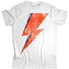 3stylershop T-Shirt Uomo Vintage Thunder Fulmine Saetta Rossa Rebel
