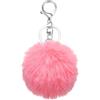 QUARKZMAN Pom Pom Portachiavi, cm Finta Pelliccia Di Coniglio Soffice Portachiavi, Morbide Carine Palline Di Peluche Portachiavi, / Chiaro