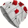 DJC BOUTIQUE Chemo Copricapo Beanie Cappello - Bandana Sciarpa Pre-Allacciata Con Fiore, Taglia unica