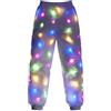 HAA FEE Giacca con cappuccio con luce a LED, per donne e uomini, 3 modalità (lampeggio lento/lampeggiante veloce/fisso), lavabile, per feste e rave