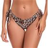 RELLECIGA Costume Donna Slip Bikini Laccetti Taglio Brasiliano Bottom