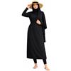 NAJMA, Burkini per Donne Musulmane, Hijab regolamentato, Burkini da Donna Modesto Composto da 5 Pezzi, Tessuto Non Attillato, Costume Intero