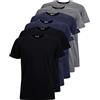 LEGEA T-Shirt Uomo Art. 830 Conf. 6pz Girocollo Assortito XL
