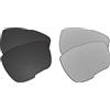 EZReplace Lenti di ricambio compatibili con occhiali da sole Rudy Project Sintryx (lenti polarizzate) - Adatto per montatura Rudy Project Sintryx (carbonio nero + metallo argento), Nero di carbonio e