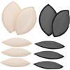 UPKOCH Inserti per Reggiseno Push Up in Spugna, 5 Paia, Cotone