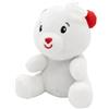 amscan 2 in 1 - Peluche a forma di orso polare con gancio, 11 cm, 90 g