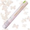 Decoraparty Tubo Spara Coriandoli a Farfalle Bianche, Cannone SparaCoriandoli Forma Farfalla ad Aria Compressa per Matrimonio, Compleanno, Festa, Laurea, San Valentino, Sposi, Carta Party Popper 40 cm