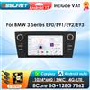 OSSURET Lettore multimediale per auto Android per BMW Serie 3 E90 E91 E92 E93 2006-2012 Navigazione GPS Stereo 4G-LET autoradio Carplay