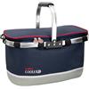 NONE Borsa Termica Porta Alimenti con Cestello Pegabile e Manici, 30L Borsa Isotermica per Picnic, Spiaggia, Campeggio, BBQ, Piccolo Frigorifero Portatile per Alimenti e Bevande - Attivo