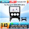 OSSURET 2din CarPlay lettore Video multimediale per auto Android per Peugeot 3008 2009-2015 schermo intelligente autoradio 4G-LET RDS 7862