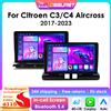 OSSURET 8G 128G Android13 autoradio per C3 Aircross 2017-2023 Citroen C4 Car Multimedia GPS 4G Wireless Carplay 2din autoradio 360 fotocamera