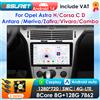 OSSURET Autoradio Android 14 2Din per Opel Astra H 2004 Antara Corsa C D Meriva Zafira Vivaro Combo Vauxhall Holden 4G Carplay GPS 7862