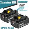 MAKITA Batteria Makita 6Ah 18V originale al 100% nuova di zecca per utensili MAKITA BL1830B BL1850B BL1850 BL1840 BL1860 BL1815 Utensile DTW700
