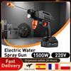 HGTUGO Idropulitrice Senza Fili da 1500W, Pistola a Spruzzo ad Alta Pressione per Lavaggio Auto, Macchina per Pulizia ad Acqua per Batterie al Litio da 48V
