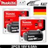 MAKITA BL1860 Makita, ultima batteria ricaricabile migliorata da 18V 6Ah al litio per Makita 18V, compatibile con batterie BL1840 BL1850 BL1830 BL1860B LXT 400