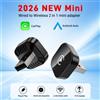 XUDA Adattatore Wireless XUDA Carplay Android Auto, Smart AI Box per Auto, da Android Auto Cablato OEM a Wireless, Dongle USB per Toyota Volvo