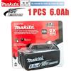 MAKITA Batteria Makita 18V Originale/Autentica BL1850B BL1850 BL1860 BL1830 BL1815 BL1840 LXT400 6.0Ah per Utensili Makita