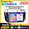 Podofo Autoradio Android 7" 2Din con Carplay per Fiat Punto 2012-2015, Navigazione GPS, WIFI, 4G, BT, FM, RDS, EQ