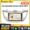 Podofo Qualcomm 8Core CarPlay Android Auto Sistemi intelligenti per auto per Hyundai Tucson 2015-2017 GPS DSP FM RDS 2din Autoradio