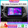 OSSURET Autoradio Wireless CarPlay Android Auto per Jeep Compass 2017 - 2020 Sistemi Intelligenti GPS Stereo Multimediale Autoradio 4G 6115