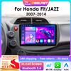 OSSURET Autoradio Wireless CarPlay Android Auto per Honda Jazz Fit 2007-2014 Sistemi Intelligenti GPS Stereo Multimediale Touchscreen 6115