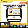 podofo Autoradio Android 2din Podofo Snapdragon per FIAT DOBLO 2010-2015/COMBO 2011-2018 con Navigazione GPS, Carplay, Android Auto e WIFI
