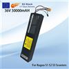 Ddadache Batteria Elettrica Ricaricabile Potenziata 10S3P 36V 10000mAh 42V al Litio 18650 per M365 con Connettori XT60-JST XT30-JST XT60-SM XT60