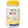 Longlife - Nac 600 Mg Integratore Antiossidante Confezione 60 Capsule