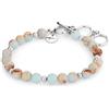 Tamaris Bracciale TJ-0523-B-21 argento, 21, Acciaio inossidabile, agalmatolite