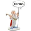 Plastoy Asterix Figurina Panoramix collezione Bulles È pronto! nuova edizione - Resina - 18 cm