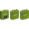RØDE Wireless GO (Gen 3) - Microfono wireless compatto - Audio cristallino, registrazione a 32 bit float, controllo automatico del livello, per telefoni, fotocamere e computer (Verde)