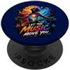 Ralph Graf Musica divertente Arte PopSockets PopGrip Adesivo