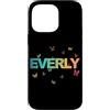 Everly Figlia Sorella idee regalo di com Custodia per iPhone 14 Pro Max Everly - Bellissimo nome con farfallas