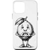 Cute Lemon Fruit for Children Kids & Adu Custodia per iPhone 12 mini Disegno a matita con simbolo del cuore grafico limone con cuore