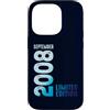 Birth Since September 2008 Retro Vintage Custodia per iPhone 14 Pro Settembre 2008 Anno 2008 Retro 2008 Vintage Edizione Limitata
