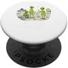 Alien Extraterrestrial Sci-Fi UFO Space Gli alieni non credono in te o divertente UFO spaziale alieno PopSockets PopGrip Adesivo